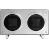imageMOZSLY Double Watch Winder for Automatic Watches Quiet Motor PU LeatherGrey