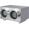 imageMOZSLY Double Watch Winder for Automatic Watches Quiet Motor PU LeatherGrey