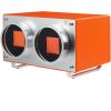 imageMOZSLY Double Watch Winder for Automatic Watches Quiet Motor PU LeatherOrange