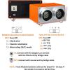 imageMOZSLY Double Watch Winder for Automatic Watches Quiet Motor PU LeatherOrange