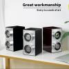 imageMOZSLY Double Watch Winder for Automatic Watches Slef Winding Box with Quiet Motor 12 Rotation Mode Setting Piano PaintingBlack