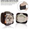 imageMOZSLY Single Watch Winder for Automatic Watches Battery Powered AC Adapter 12 Rotation Modes Winding Box with Quiet MotorBrown