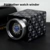 imageMOZSLY Watch Winder for Single Automatic Watches with Quiet Motor 12 Rotation Mode Setting LeatherBlack