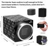 imageMOZSLY Watch Winder for Single Automatic Watches with Quiet Motor 12 Rotation Mode Setting LeatherBlack