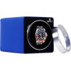 imageMOZSLY Watch Winder for Single Automatic Watches with Quiet Motor 12 Rotation Mode Setting LeatherBlue