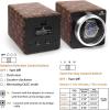 imageMOZSLY Watch Winder for Single Automatic Watches with Quiet Motor 12 Rotation Mode Setting LeatherBrown