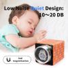 imageMOZSLY Watch Winder for Single Automatic Watches with Quiet Motor 12 Rotation Mode Setting LeatherOrange