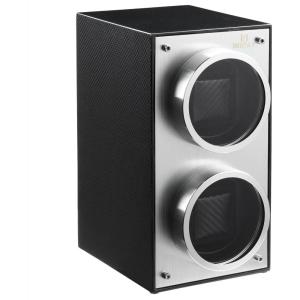 imageMOZSLY Double Watch Winder for Automatic Watches Slef Winding Box with Quiet Motor 12 Rotation Mode Setting Piano PaintingBlack