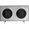 imageMOZSLY Double Watch Winder for Automatic Watches with Quiet Motor 12 Rotation Mode Setting AC Adapter or Battery Powered PU LeatherBlack