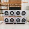 imageMOZSLY Double Watch Winder for Automatic Watches with Quiet Motor 12 Rotation Mode Setting AC Adapter or Battery Powered PU LeatherGrey
