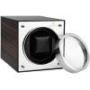 imageMOZSLY Single Watch Winder for Automatic Watches with Quiet Motor 12 Rotation Mode Setting Battery Powered or AC Adapter Piano Painting