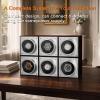 imageMOZSLY Single Watch Winder for Automatic Watches with Quiet Motor 12 Rotation Mode Setting Battery Powered or AC Adapter Piano Painting