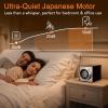 imageMOZSLY Single Watch Winder for Automatic Watches with Quiet Motor 12 Rotation Mode Setting Battery Powered or AC Adapter Piano Painting