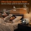 imageMOZSLY Watch Winder for Single Automatic Watches with Quiet Motor 12 Rotation Mode Setting AC Adapter Battery Powered Metal