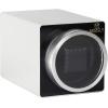 imageMOZSLY Watch Winder for Single Automatic Watches with Quiet Motor 12 Rotation Mode Setting AC Adapter Battery Powered Metal