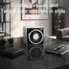 imageMOZSLY Watch Winder for Single Automatic Watches with Quiet Motor 12 Rotation Mode Setting AC Adapter Battery Powered Metal