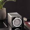 imageMOZSLY Watch Winder for Single Automatic Watches with Quiet Motor 12 Rotation Mode Setting AC Adapter Battery Powered Metal