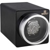 image:imageMOZSLY Watch Winder for Automatic Watches Single Rotating Watch Box with Quiet Motor 12 Rotation Mode Setting Battery Powered or AC Adapter PU LeatherBlack