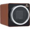image:imageMOZSLY Watch Winder for Automatic Watches Single Rotating Watch Box with Quiet Motor 12 Rotation Mode Setting Battery Powered or AC Adapter PU LeatherBrown