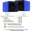 image:imageMOZSLY Watch Winder for Automatic Watches Single Rotating Watch Box with Quiet Motor 12 Rotation Mode Setting Battery Powered or AC Adapter PU LeatherBlue