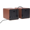 image:imageMOZSLY Watch Winder for Automatic Watches Single Rotating Watch Box with Quiet Motor 12 Rotation Mode Setting Battery Powered or AC Adapter PU LeatherBrown