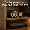 image:imageMOZSLY Watch Winder for Automatic Watches Single Rotating Watch Box with Quiet Motor 12 Rotation Mode Setting Battery Powered or AC Adapter PU LeatherCarbon fiber