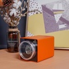 image:imageMOZSLY Watch Winder for Automatic Watches Single Rotating Watch Box with Quiet Motor 12 Rotation Mode Setting Battery Powered or AC Adapter PU LeatherOrange