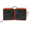 image:imageMOZSLY Watch Winder for Automatic Watches Single Rotating Watch Box with Quiet Motor 12 Rotation Mode Setting Battery Powered or AC Adapter PU LeatherOrange
