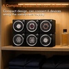 image:imageMOZSLY Watch Winder for Automatic Watches Single Rotating Watch Box with Quiet Motor 12 Rotation Mode Setting Battery Powered or AC Adapter PU LeatherCarbon fiber