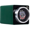 image:imageMOZSLY Watch Winder for Automatic Watches Single Rotating Watch Box with Quiet Motor 12 Rotation Mode Setting Battery Powered or AC Adapter PU LeatherGreen