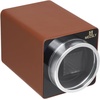 image:imageMOZSLY Watch Winder for Automatic Watches Single Rotating Watch Box with Quiet Motor 12 Rotation Mode Setting Battery Powered or AC Adapter PU LeatherBrown